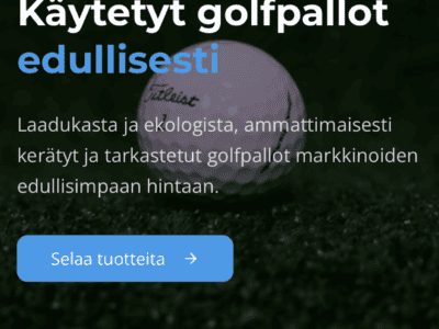 Edulliset Golfpallot
