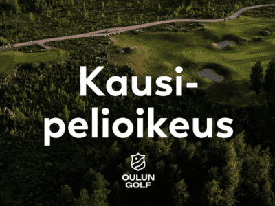 Oulun Golfin kausipelioikeus aikuispelaajille kaudelle 2026