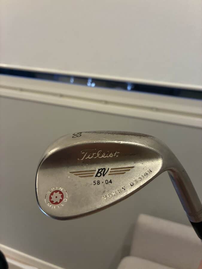 Titleist Vokey Design Spin Milled BV 58-04 Wedge 58-asteinen
